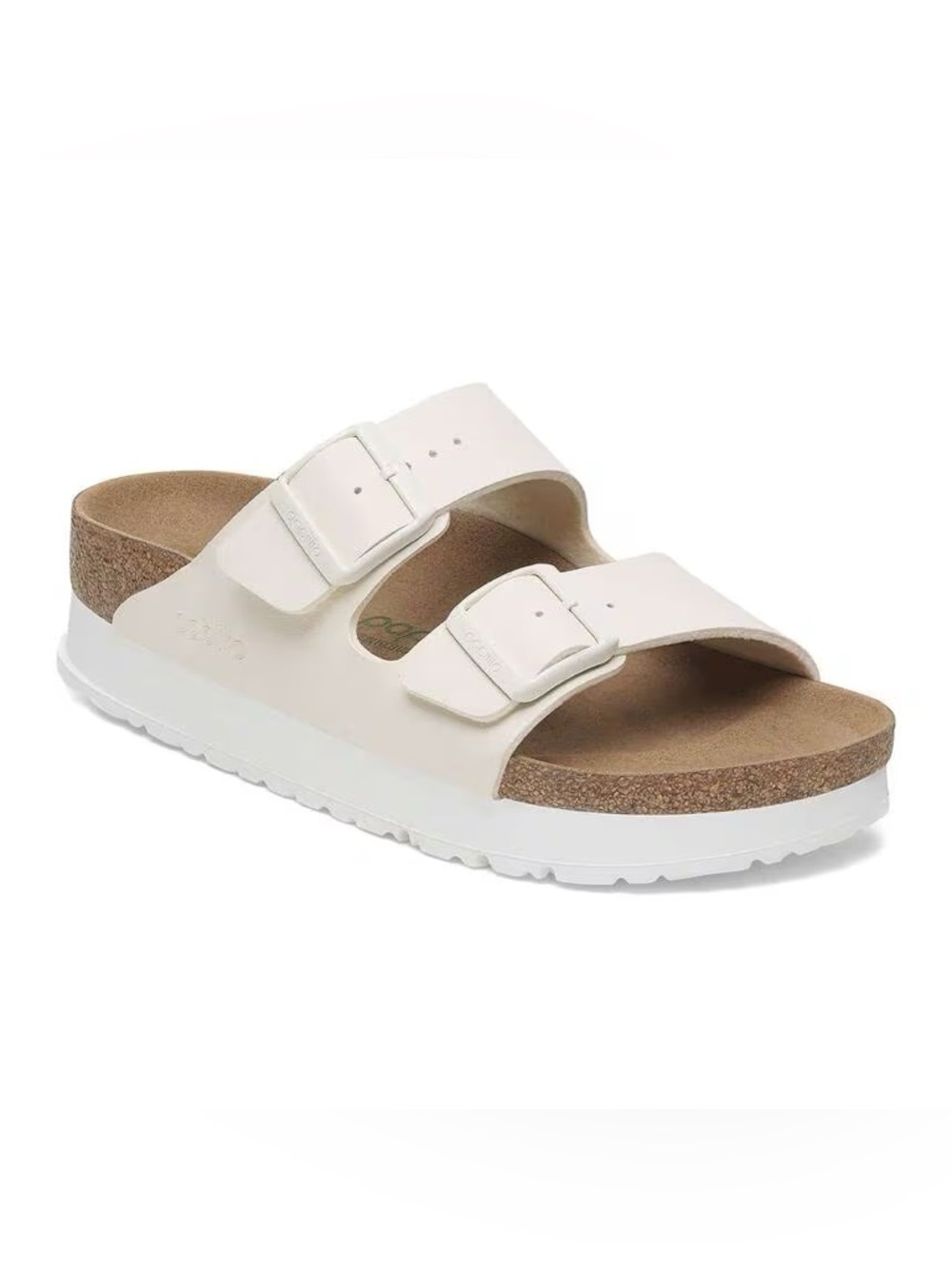 BIRKENSTOCK Papillio Arizona Platform White Leather